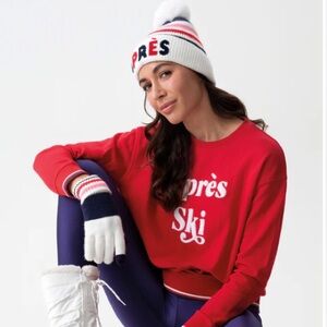 Shiraleah Colorado "Apres" Beanie, Ivory Pom Pom Beanie NEW!